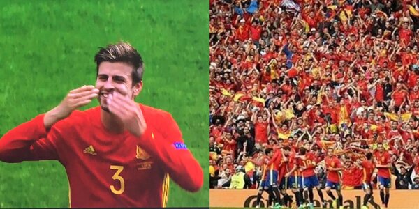 Gol de Piqué, gol de España! Shak
