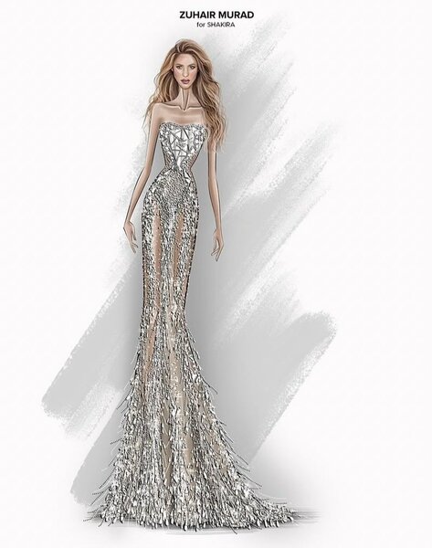 Robe créee par Zuhair Murad pour Última
