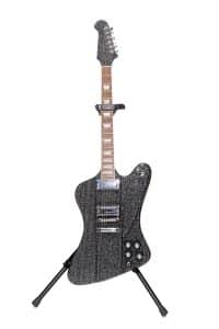 Guitare Electrique Gibson Firebird recouverte de cristaux noirs Swarovski